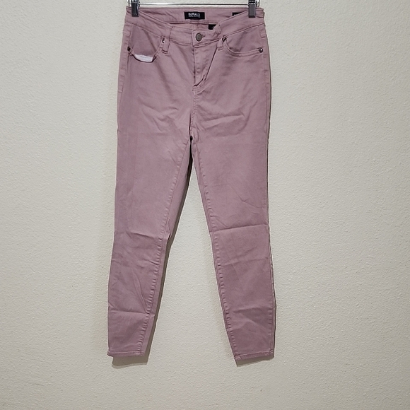 Buffalo David Bitton Denim - Buffalo David Bitton Pink Skinny Jeans High-Waisted